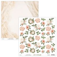 Дизайнерски лист с елементи за изрязване "The Wedding Day-Flora", Mintay Papers