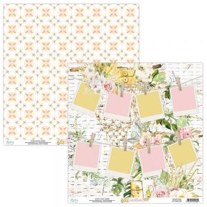 Дизайнерски лист "Vacation"-02, 30см, Mintay Papers