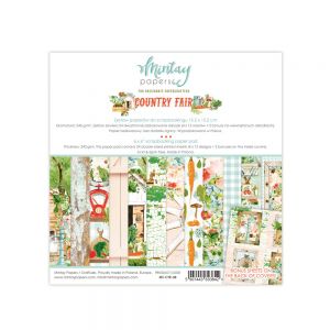 Дизайнерско блокче хартии "Country Fair", 15см, Mintay Papers