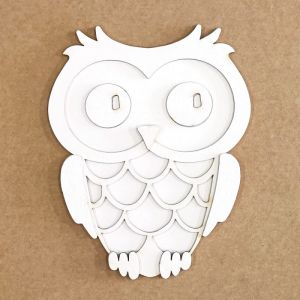 Силует от бирен картон "Owl", Kora Projects