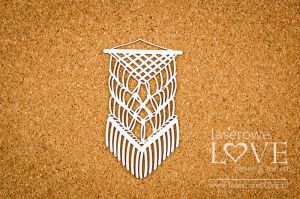Елемент от бирен картон "Macrame knot", Laserowe Love