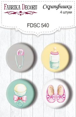 Скрапбукинг копчета "My cute Baby elephant girl #540", Fabrika Decoru