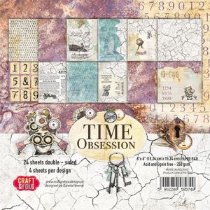 Дизайнерско блокче "Time Obsession", 15см, Craft&You Design