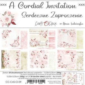 Дизайнерски комплект "A Cordial Invitation", 15см, Craft o'Clock