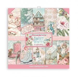 Дизайнерски хартии "Sweet Winter", 30см, Stamperia