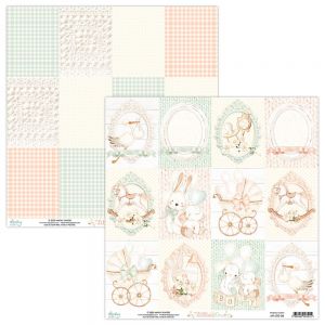 Дизайнерски лист "Little One"-06, Mintay Papers, 30.5см