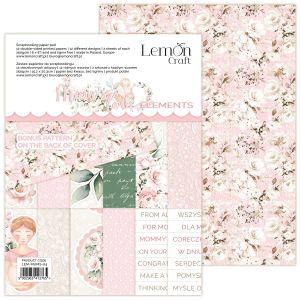 Дизайнерски комплект с елементи за изрязване "Mum's Love", 15см х 20см, Lemoncraft