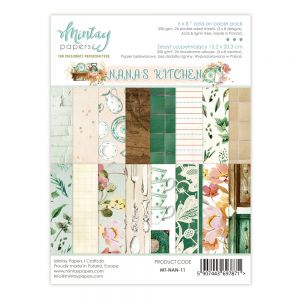 Дизайнерско блокче "Nana's Kitchen", 15смх20см, Mintay Papers