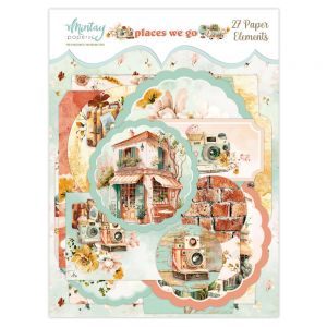 Дизайнерски хартиени пликове и етикети "Places We Go", Mintay Papers