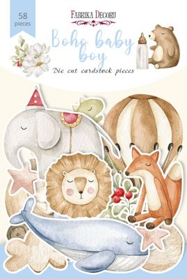 Дизайнерски хартиени елементи "Boho Baby Boy", Fabrika Decoru