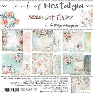 Дизайнерски хартии "Touch of Nostalgia", 15см, Craft o'Clock