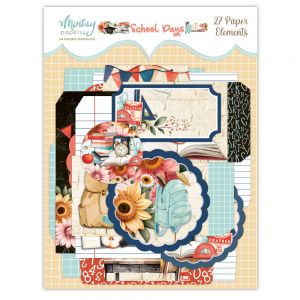 Дизайнерски хартиени пликове и етикети "School Days", Mintay Papers