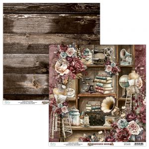 Дизайнерски лист "Antique Shop"-02, Mintay Papers