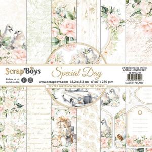 Дизайнерски хартии "Special Day", 15см, ScrapBoys