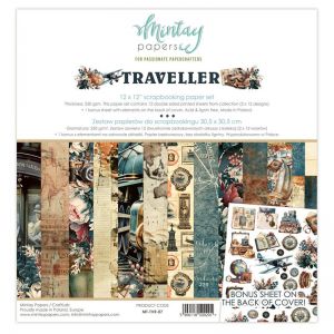 Дизайнерски хартии "Traveller", 30см, Mintay Papers