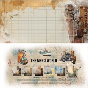 Дизайнерски хартии "The Men's World", 30см, Alchemy of Art