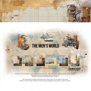 Дизайнерски хартии "The Men's World", 20см, Alchemy of Art