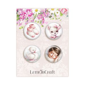 Скрапбукинг копчета "Cotton Candy Girl", Lemoncraft