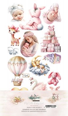 Дизайнерски елементи за изрязване "My Little Baby Girl", Alchemy of Art