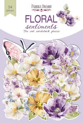 Дизайнерски хартиени елементи "Floral Sentiments", Fabrika Decoru