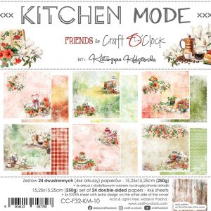 Дизайнерски хартии "Kitchen Mode", 15см, Craft o'Clock