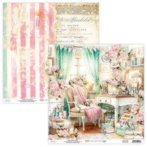Дизайнерски лист "In My Craftroom"-01, Mintay Papers