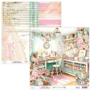 Дизайнерски лист "In My Craftroom"-03, Mintay Papers