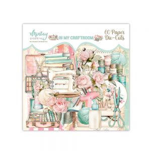 Дизайнерски хартиени елементи "In My Craftroom", Mintay Papers