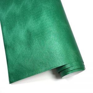 Подвързваща хартия с вълнист релеф - Pine Green, Kora Projects