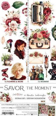 Дизайнерски елементи за изрязване "Savor the Moment-Mix", Craft o'Clock