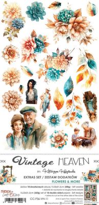 Дизайнерски елементи за изрязване "Vintage Heaven-Flowers and more", Craft o'Clock