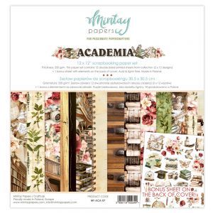 Дизайнерски хартии "Academia", 30см, Mintay Papers