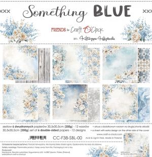 Дизайнерски хартии "Something Blue", 30см, Craft o'Clock