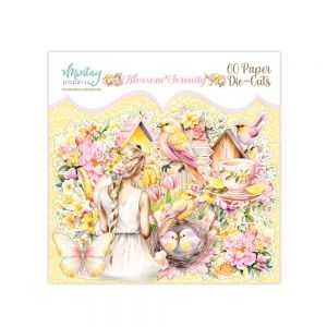 Дизайнерски хартиени елементи "Blossom Serenity", Mintay Papers