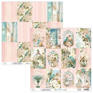 Дизайнерски лист "Winged Melodies"-06, Mintay Papers