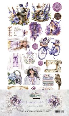 Дизайнерски елементи за изрязване "In Purple Color", Alchemy of Art