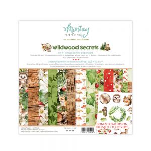 Дизайнерско блокче "Wildwood Secrets", 20см, Mintay Papers
