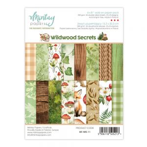 Дизайнерско блокче "Wildwood Secrets", 15смх20см, Mintay Papers