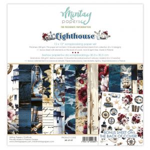 Дизайнерски хартии "Lighthouse", 30см, Mintay Papers