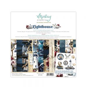 Дизайнерско блокче "Lighthouse", 20см, Mintay Papers
