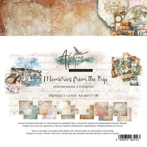 Дизайнерски хартии "Memories From the Trip", 20см, Alchemy of Art