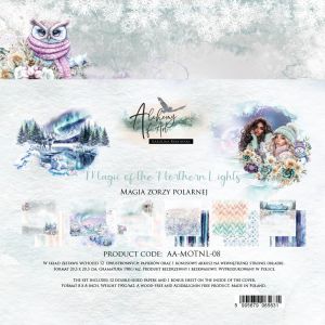 Дизайнерски хартии "Magic of the Northern Lights", 20см, Alchemy of Art