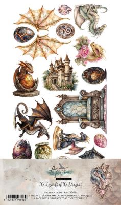 Дизайнерски елементи за изрязване "The Legends of the Dragons", Alchemy of Art