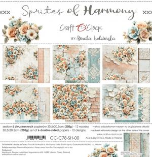 Дизайнерски хартии "Sprites of Harmony", 30см, Craft o'Clock