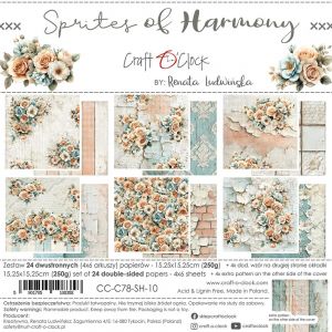Дизайнерски хартии "Sprites of Harmony", 15см, Craft o'Clock