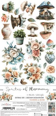 Дизайнерски елементи за изрязване "Sprites of Harmony-Flowers and more", Craft o'Clock