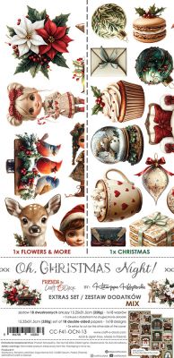 Дизайнерски елементи за изрязване "Oh, Christmas Night!-Mix", Craft o'Clock
