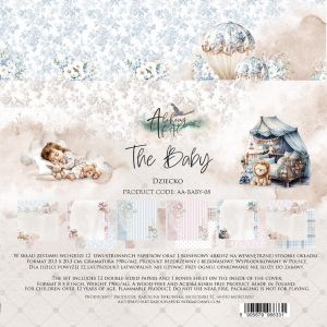 Дизайнерски хартии "The Baby", 12л., 20см, Alchemy of Art