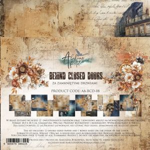 Дизайнерски хартии "Behind Closed Doors", 20см, Alchemy of Art