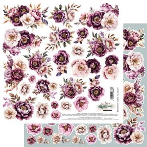 Дизайнерски лист с елементи за изрязване "Dreamy Dreams–Flowers", Alchemy of Art